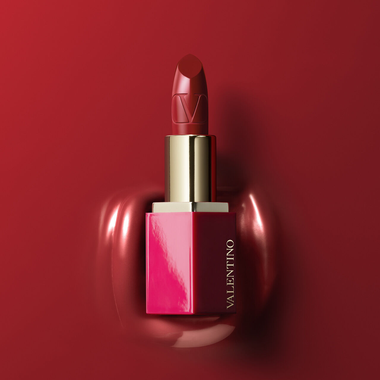 リップグロス GO-CLUTCH & MINIROSSO 2 Discover Go Clutch + Minirosso Lipstick | Valentino Beauty