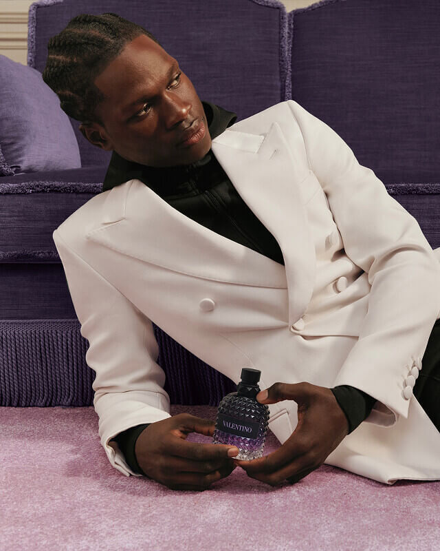 BIR Uomo Purple Hero Banner with Model